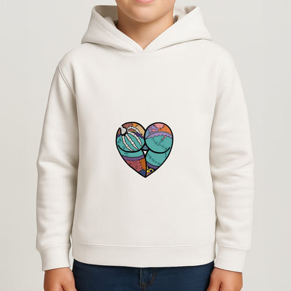 Sally And Jack Heart - TNBC Boys Hoodie