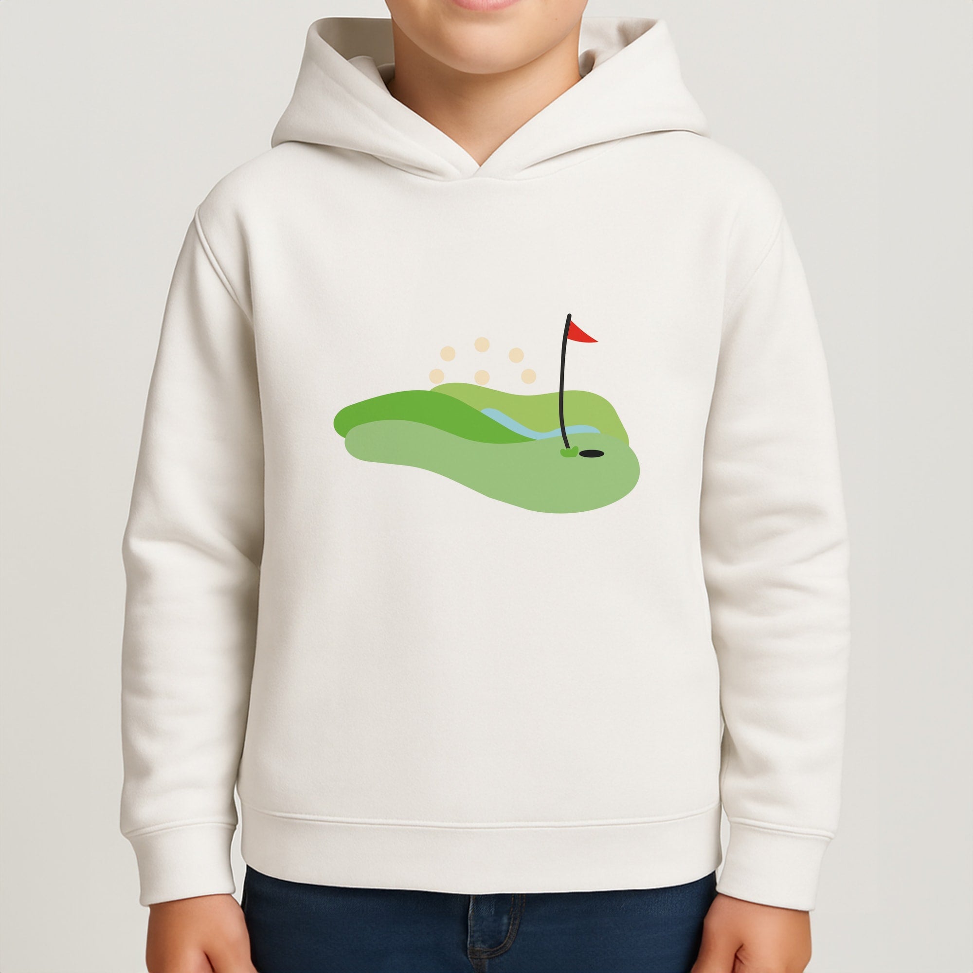 Golf course Kids Hoodie