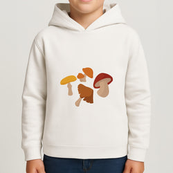 Mushroom Pattern - Autumn  Boys Hoodie