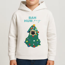 Bah Hum Pug Boys Hoodie