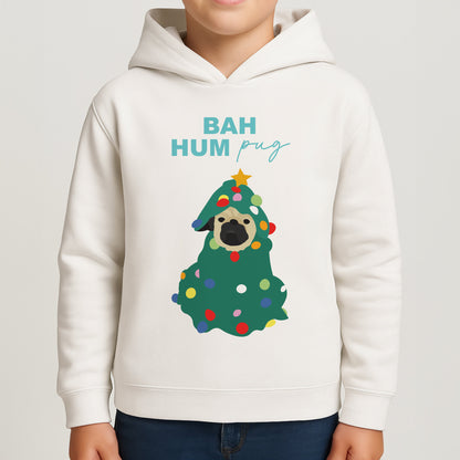Bah Hum Pug Boys Hoodie