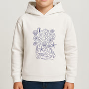 Sea Shells - Clean Girl Aesthetic Kids Hoodie 4