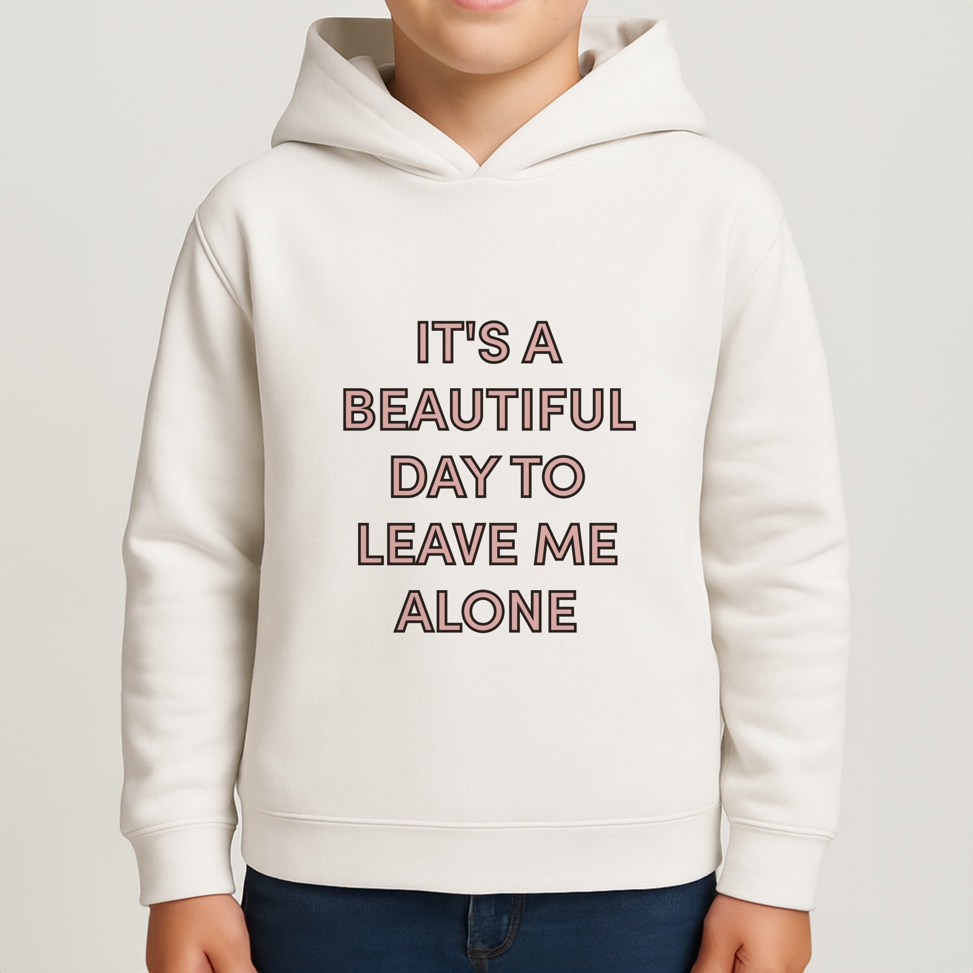 It's A Beautiful Day To Leave Me Alone Boys Hoodie