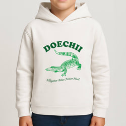 Alligator Bites Never Heal Collage Boys Hoodie