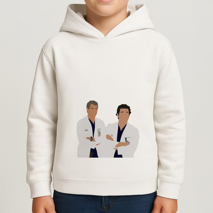 Two Doctors Arm Crossed - Grey's Boys Hoodie