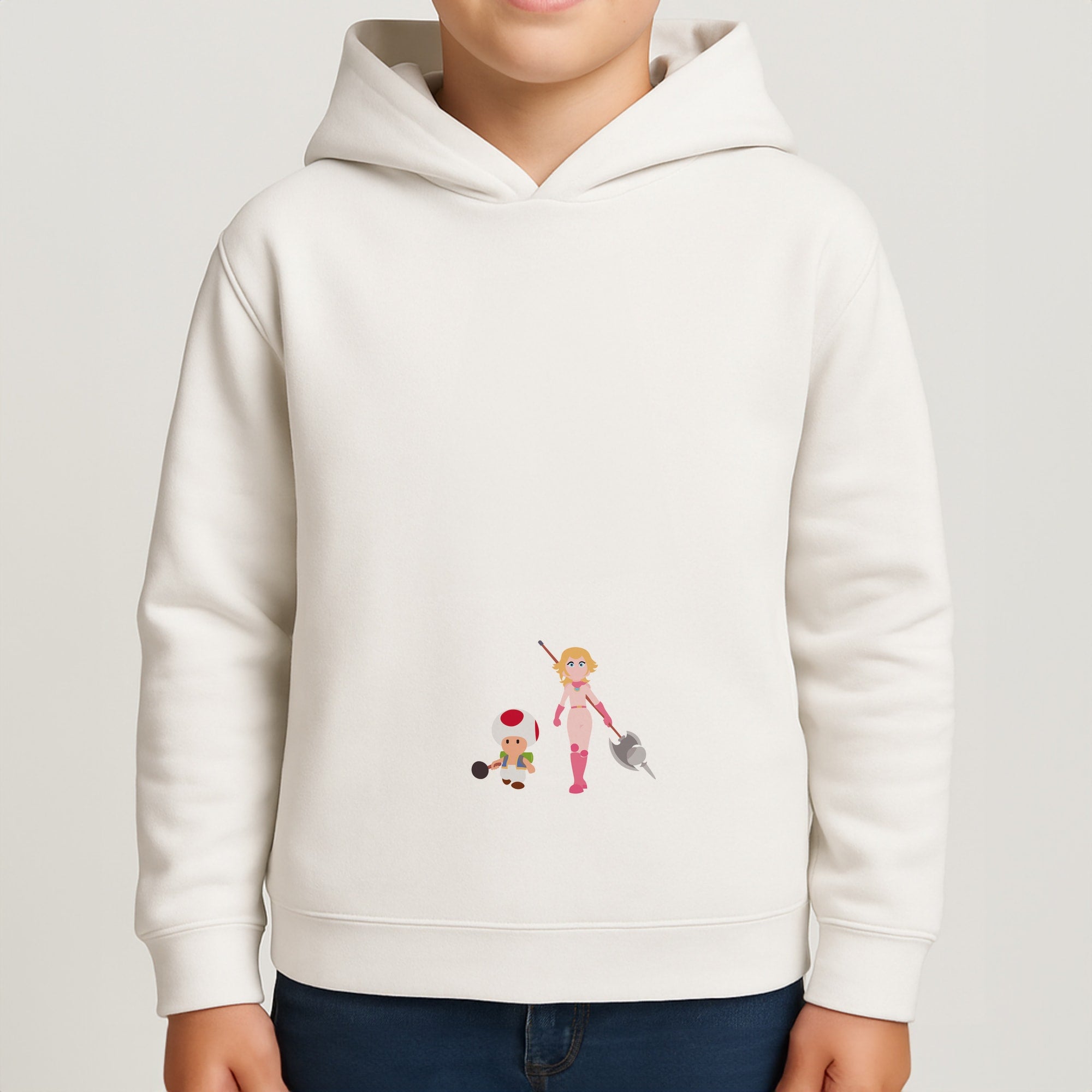 Toad And Peach Boys Hoodie
