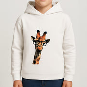 Hipster Giraffe Tumblr Kids Hoodie 4