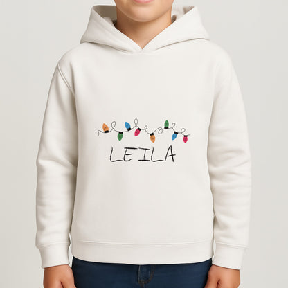 Fairy Lights - Personalised Stranger Boys Hoodie