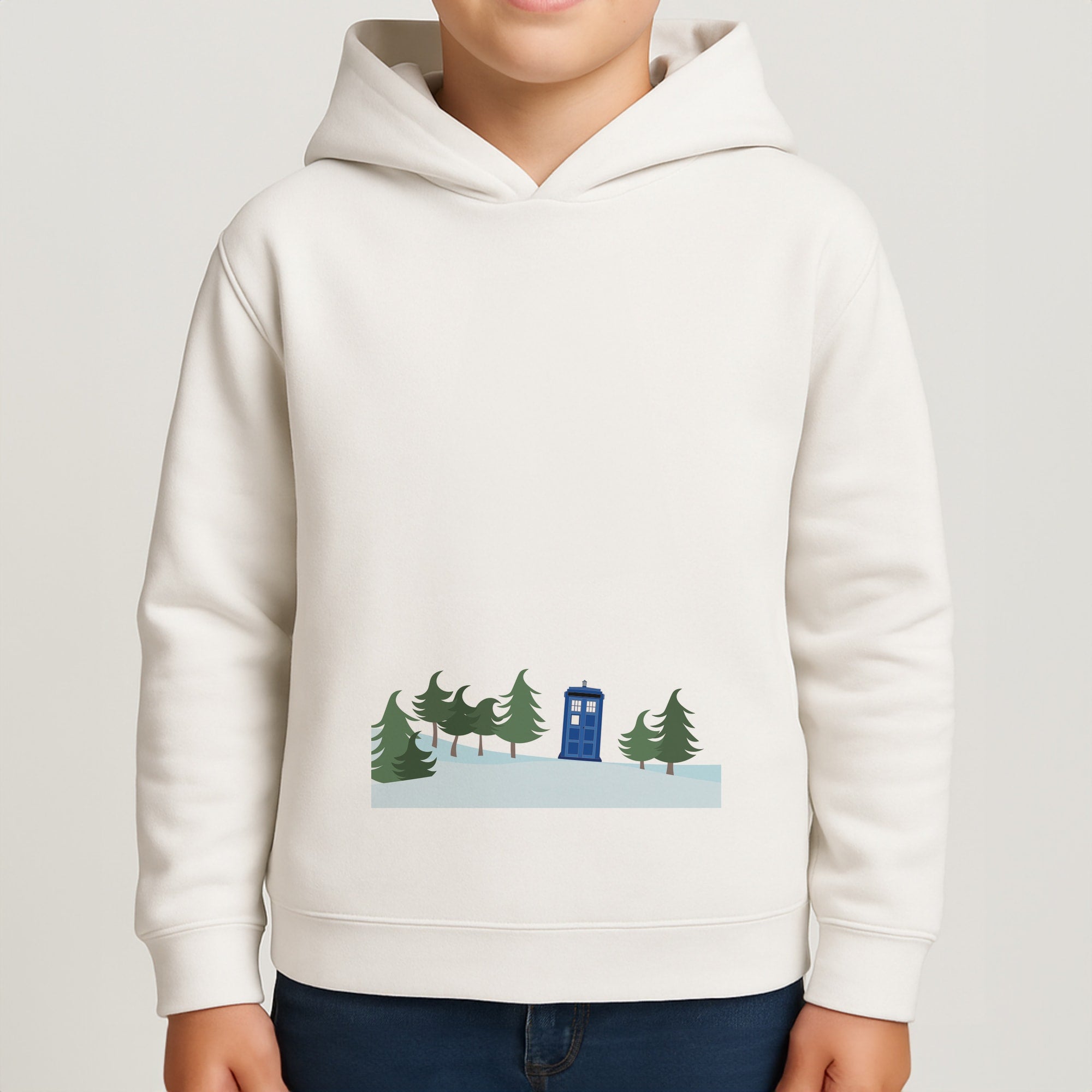Christmas Tardis - Doctor Who Boys Hoodie