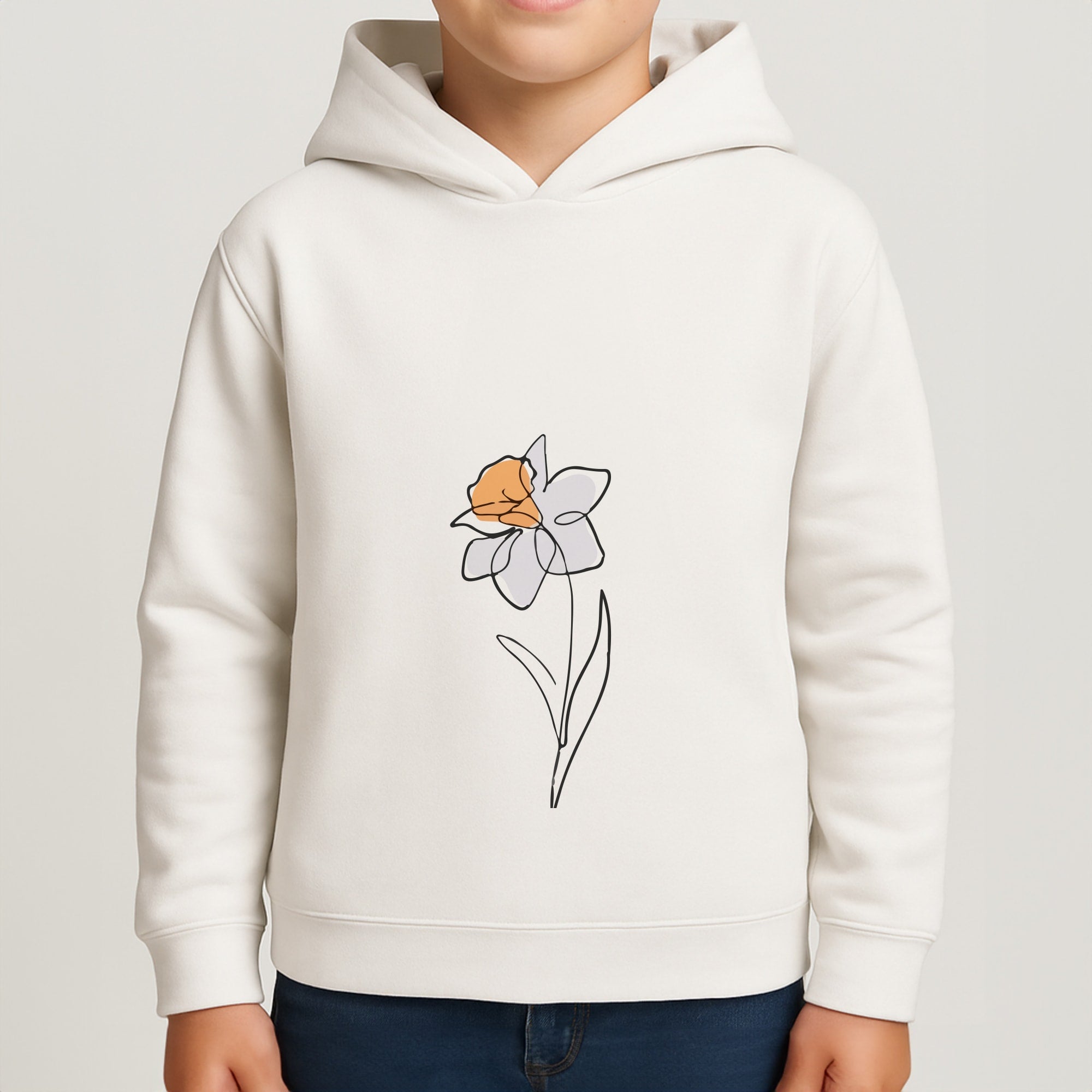 Spring Daffodil Boys Hoodie