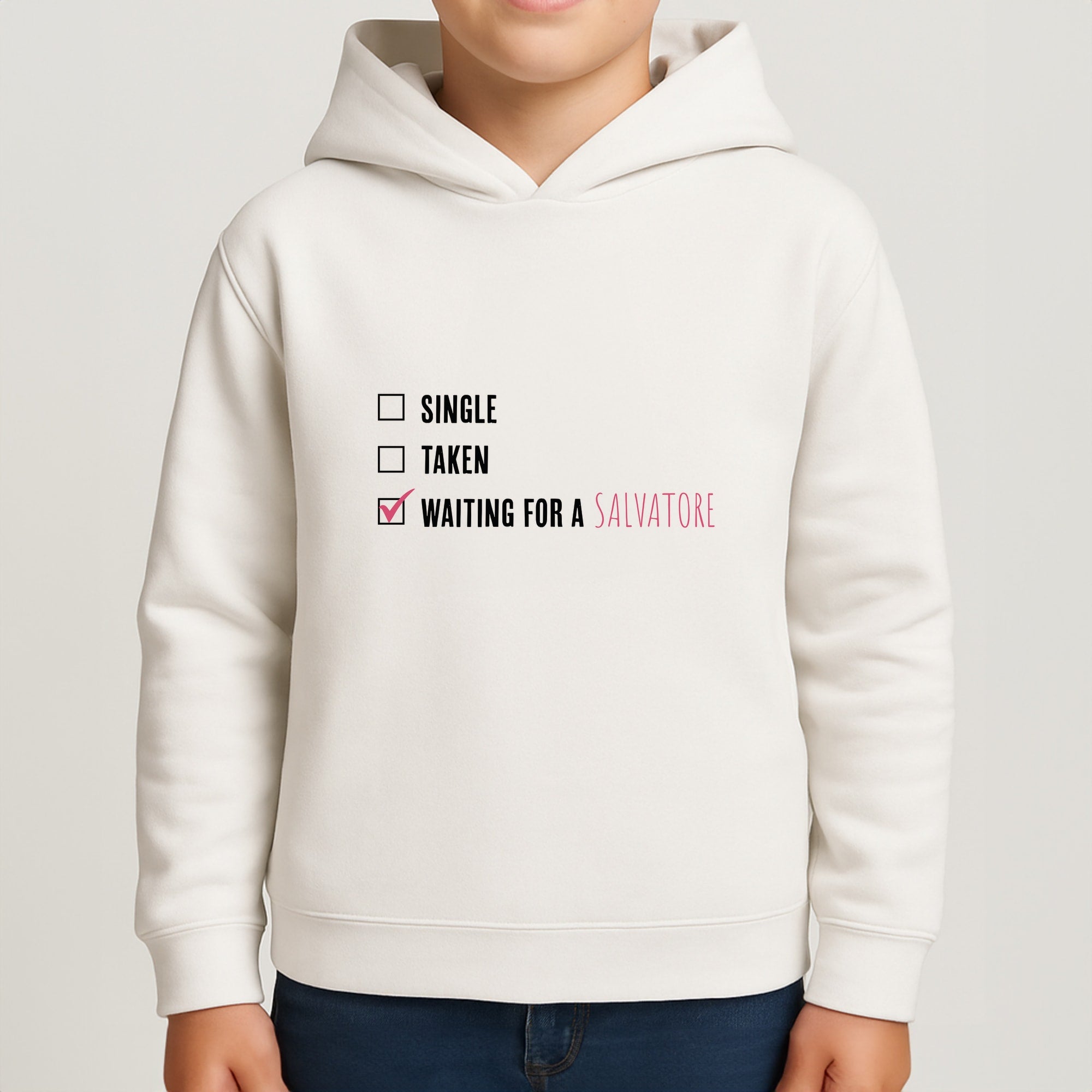 Waiting For A Salvatore - VD Kids Hoodie