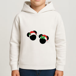 Festive Mice Christmas Boys Hoodie