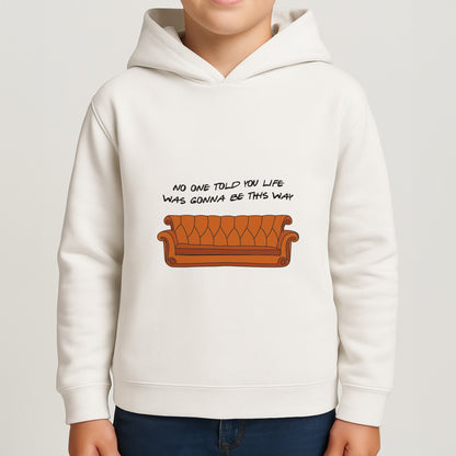 No One Told You Pattern Boys Hoodie