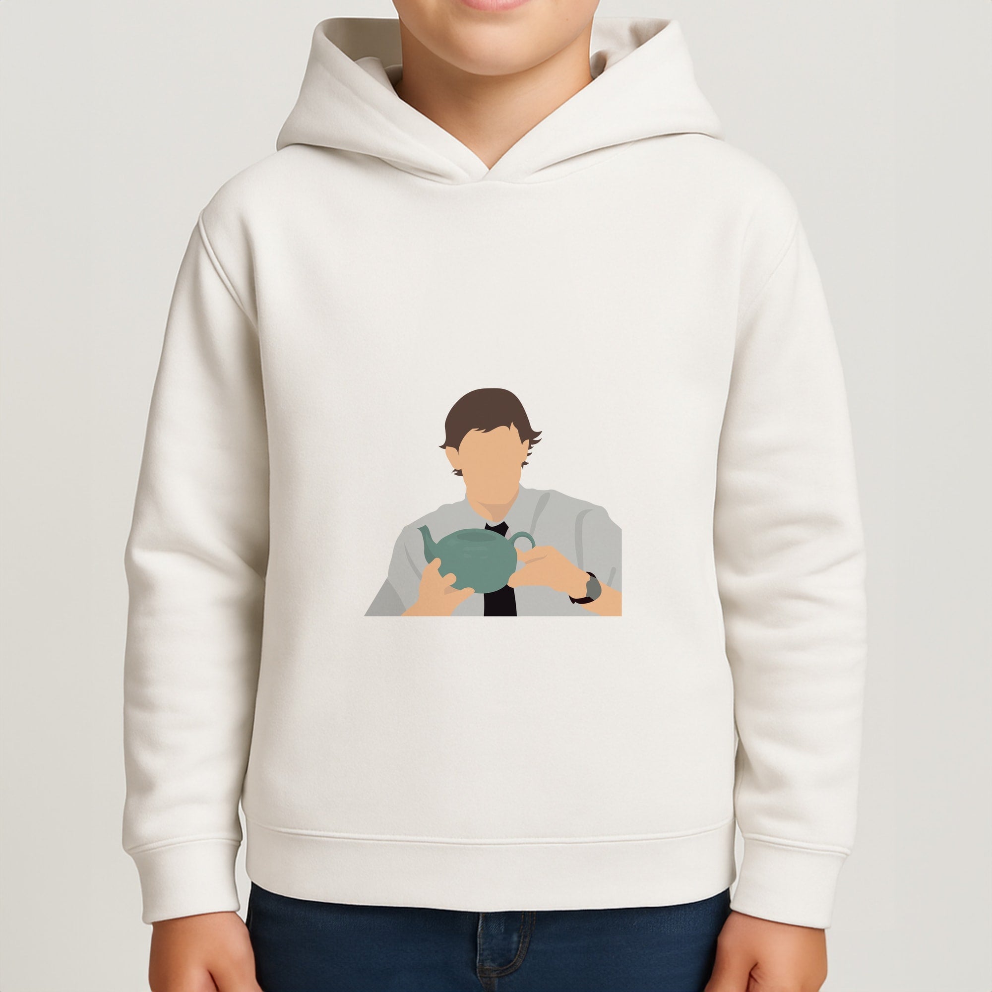 Jim's Tea Pot For Pam Boys Hoodie