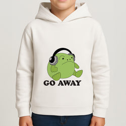 Go Away Grumpy Frog  Boys Hoodie