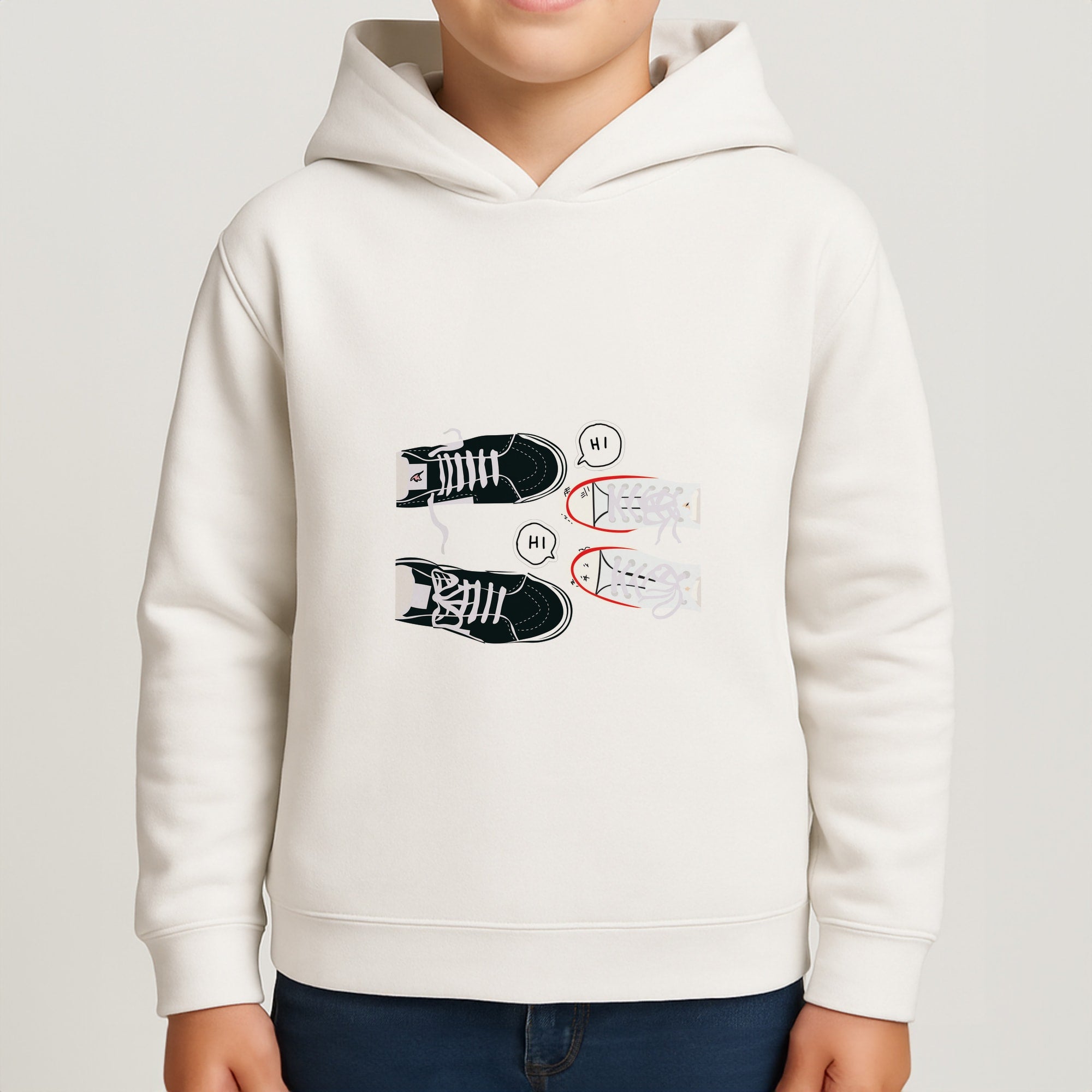 Hi - Heart TV Boys Hoodie