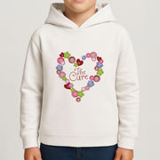 Button Heart Kids Hoodie 4