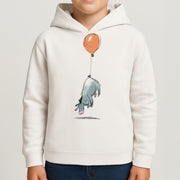 Donkey And His Balloon Kids Hoodie 4