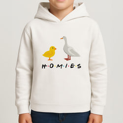 Homies Chick And Duck Kids Hoodie