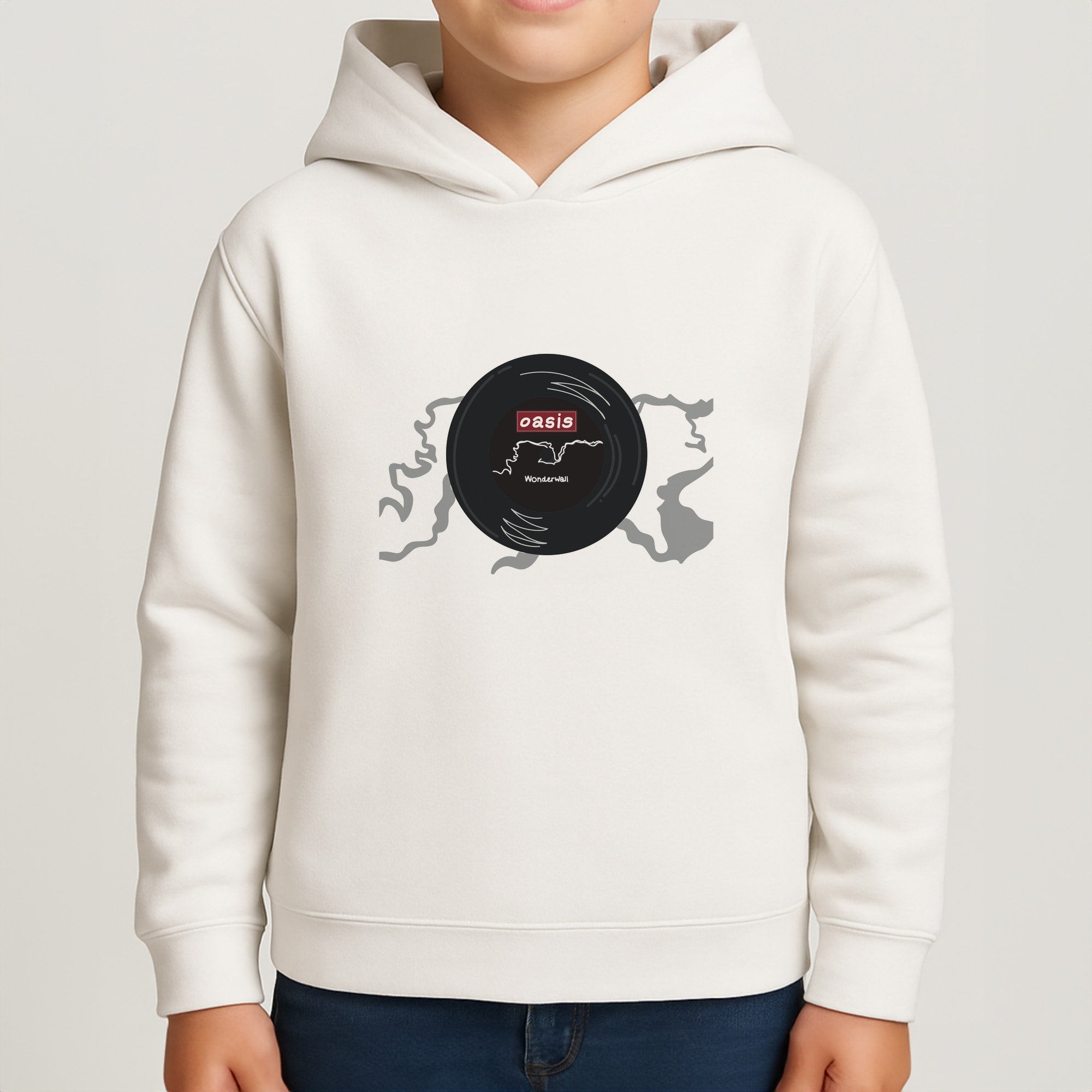 Wonderwall Record Kids Hoodie