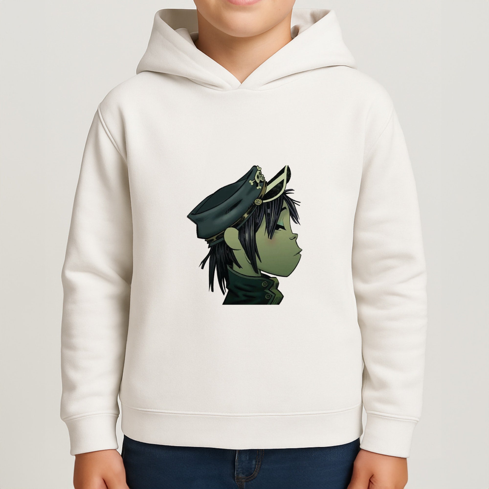 Green 2d Boys Hoodie
