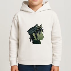 Green 2d Boys Hoodie