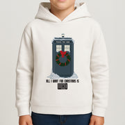 All I Want For Christmas Is Who - Doctor Who Kids Hoodie 4
