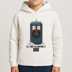All I Want For Christmas Is Who - Doctor Who Boys Hoodie