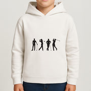 Golf Silhouettes Kids Hoodie 4