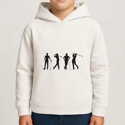 Golf Silhouettes Boys Hoodie