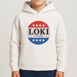 Loki For President Kids Hoodie