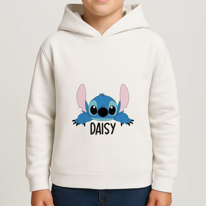 Blue Alien - Personalised Disney Boys Hoodie