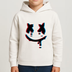 Blue Blur - White Helmet DJ Boys Hoodie