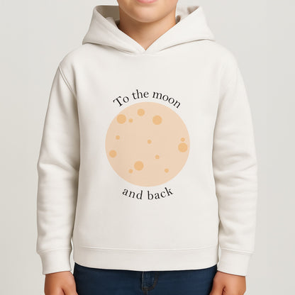 To The Moon And Back Boys Hoodie