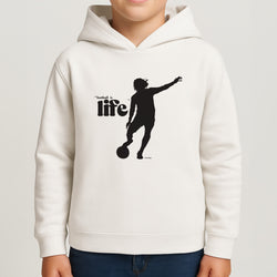 Football Is Life Kids Hoodie