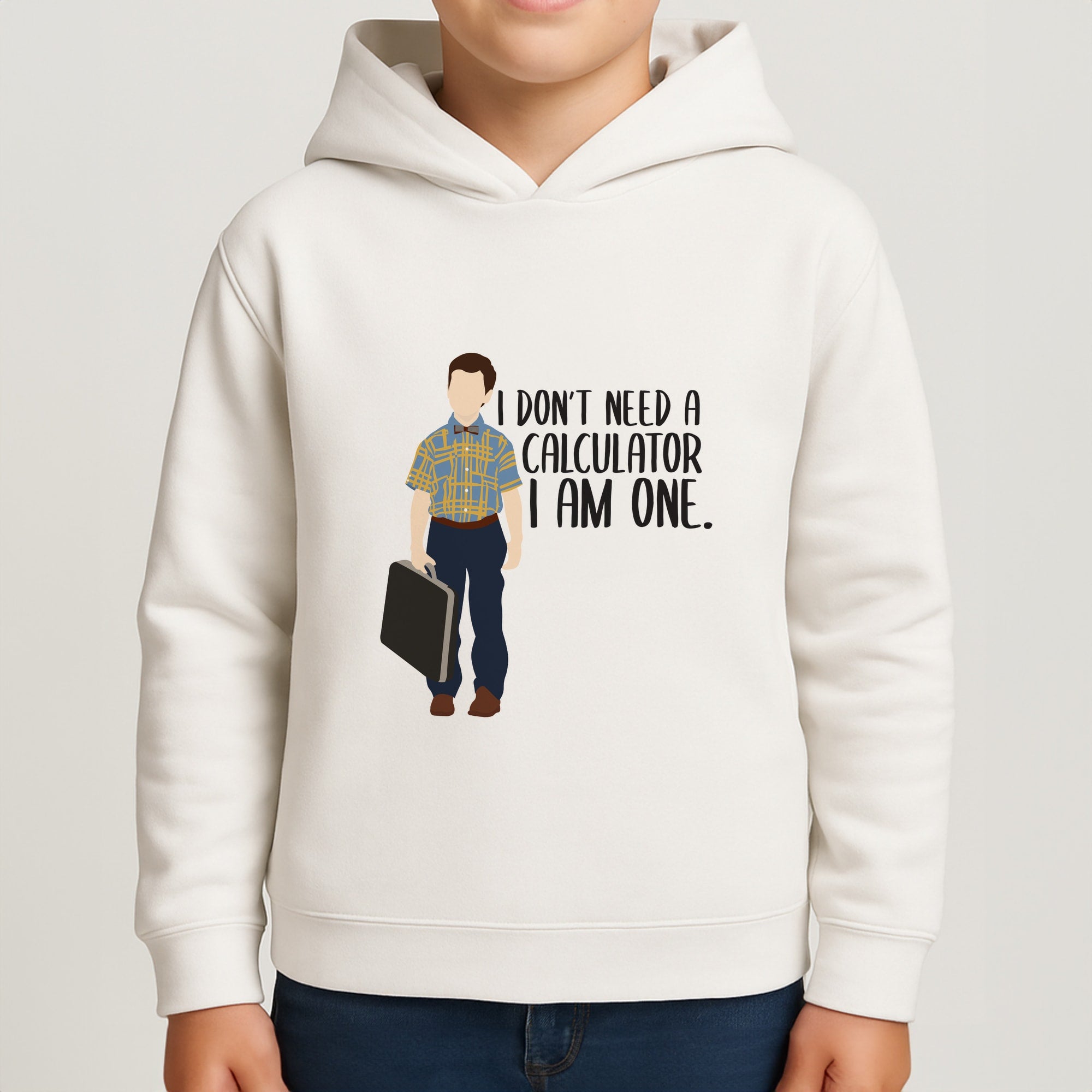 I Don't Need A Calculator - Sheldon Boys Hoodie