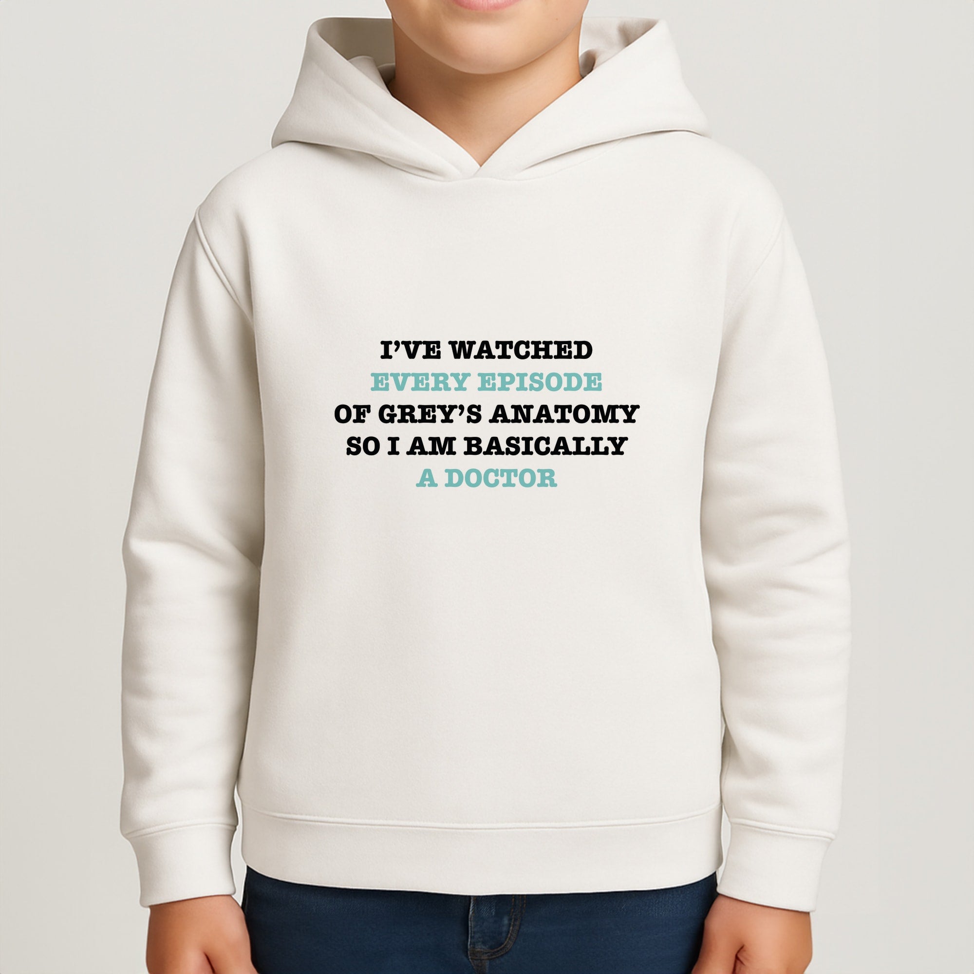 I've Watched Every Episode Of Grey's Kids Hoodie