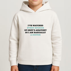 I've Watched Every Episode Of Grey's Kids Hoodie