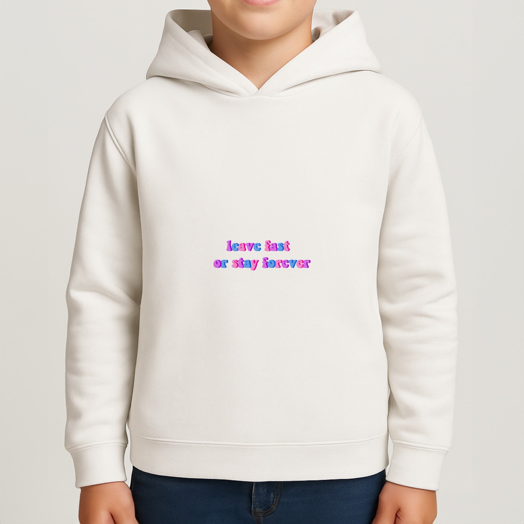 Leave Fast Or Stay Forever - Fender Boys Hoodie