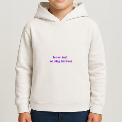Leave Fast Or Stay Forever - Fender Boys Hoodie