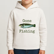 Gone Fishing  Kids Hoodie 4