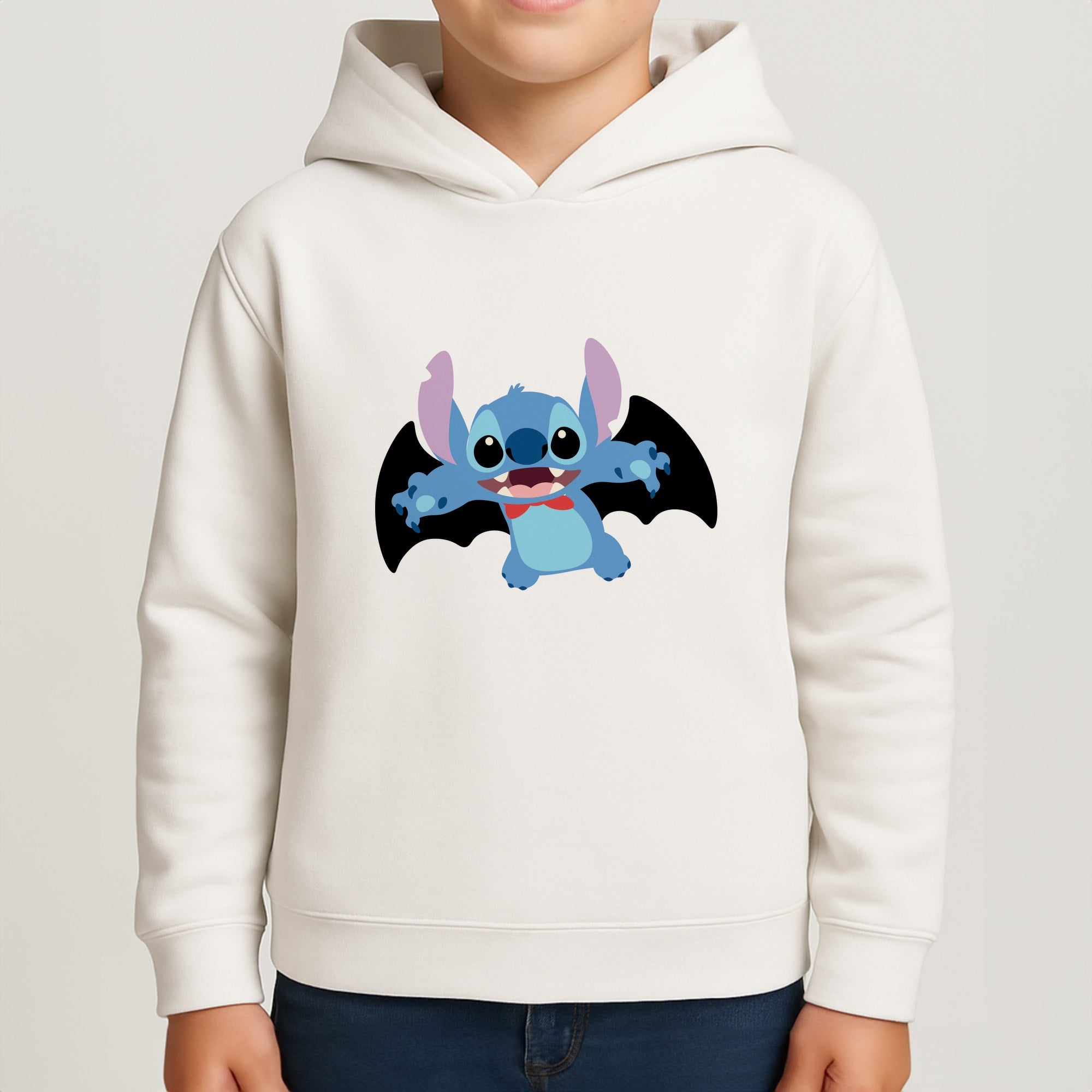 Vampire Alien Blue Halloween Kids Hoodie