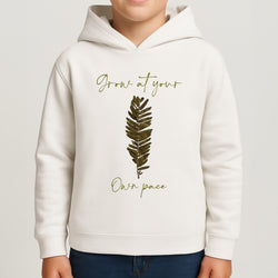 Grow At Your Own Pace Fern Boys Hoodie
