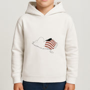 Moom On Grass Kids Hoodie 4