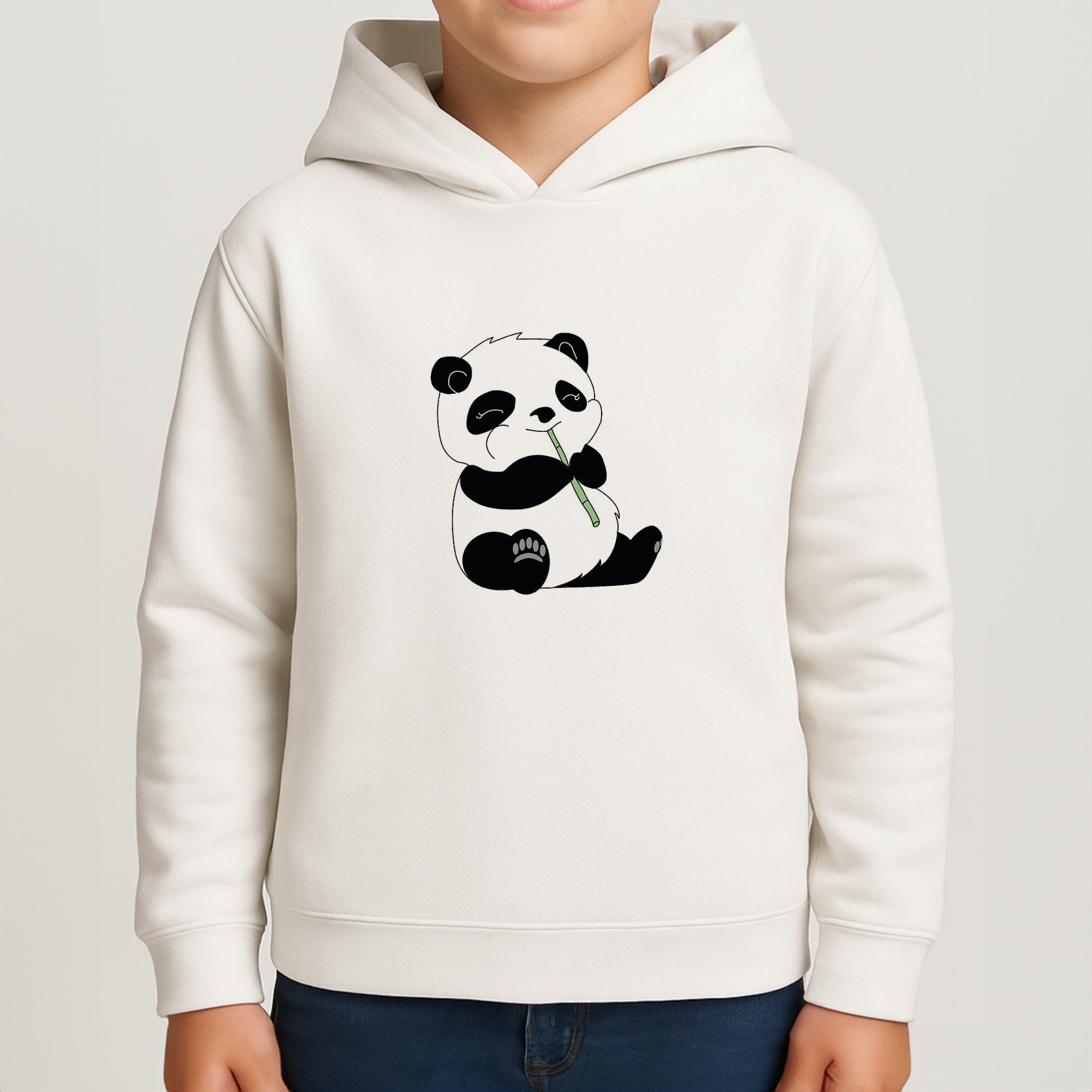 Vegan Panda Kids Hoodie