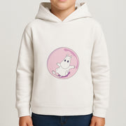 Moomin In A Pink Bubble  Kids Hoodie 4