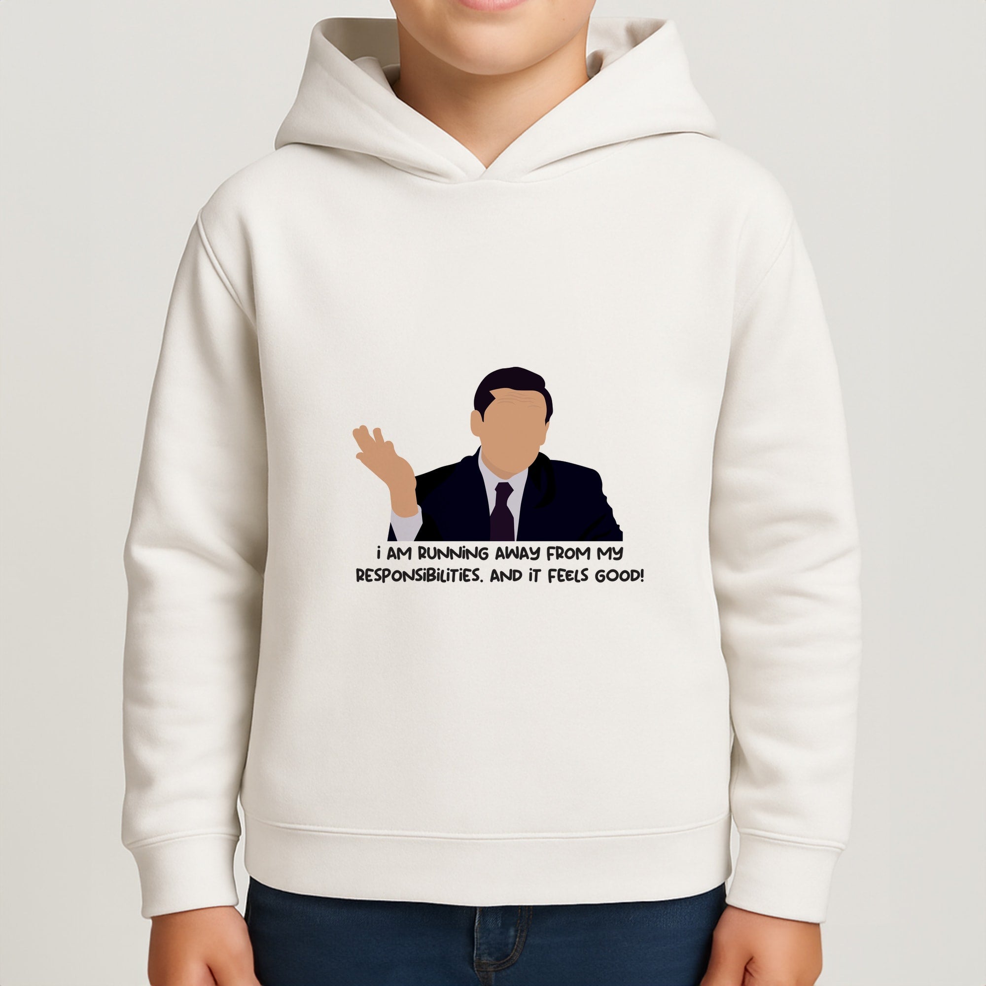 I Am Running Away From My Responsibilities Boys Hoodie