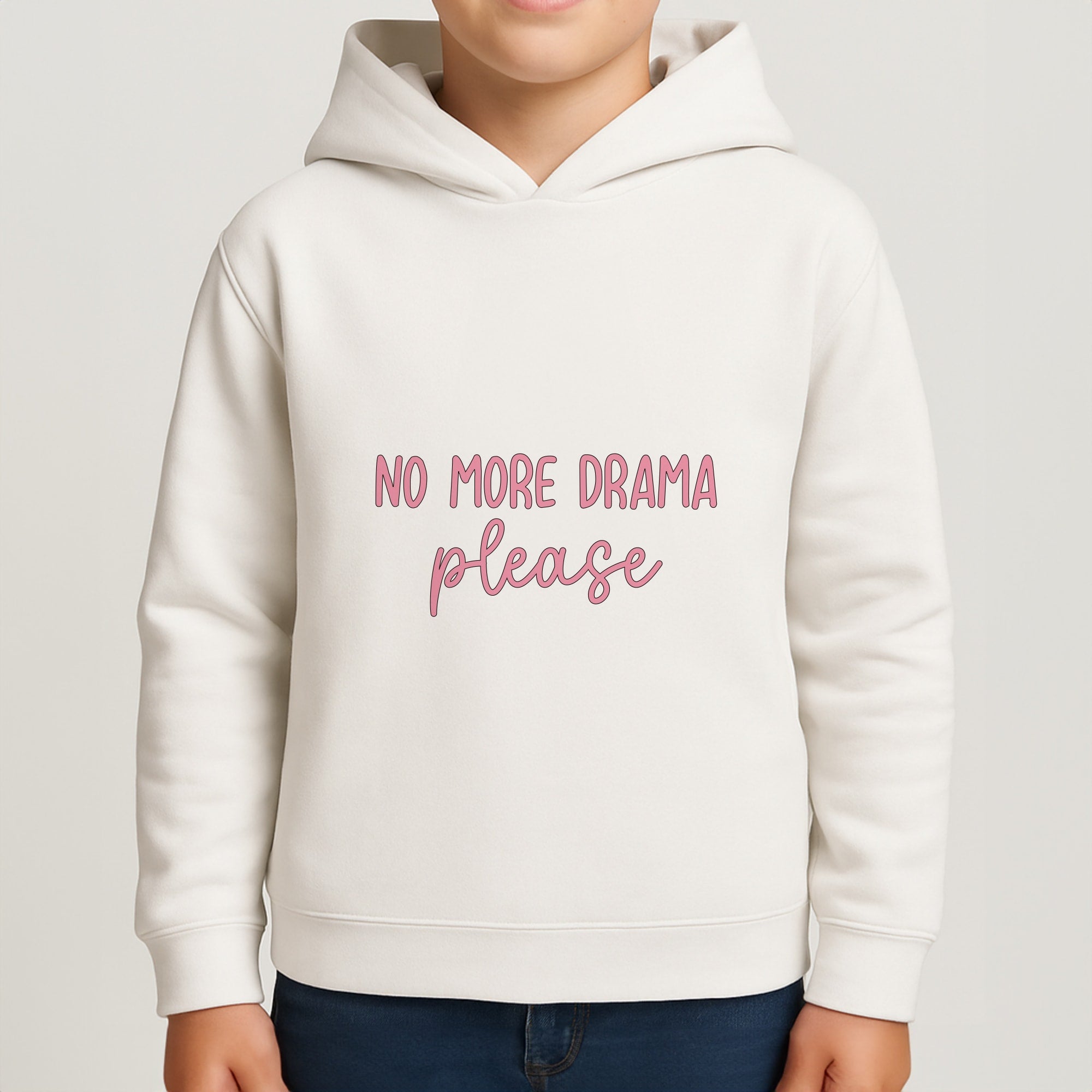 No More Drama Please Boys Hoodie