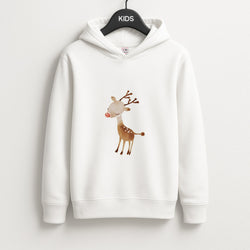 Watercolour Rudolph The Reindeer Unisex Kids Hoodie