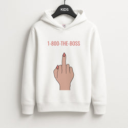 1-800 The Boss Unisex Kids Hoodie